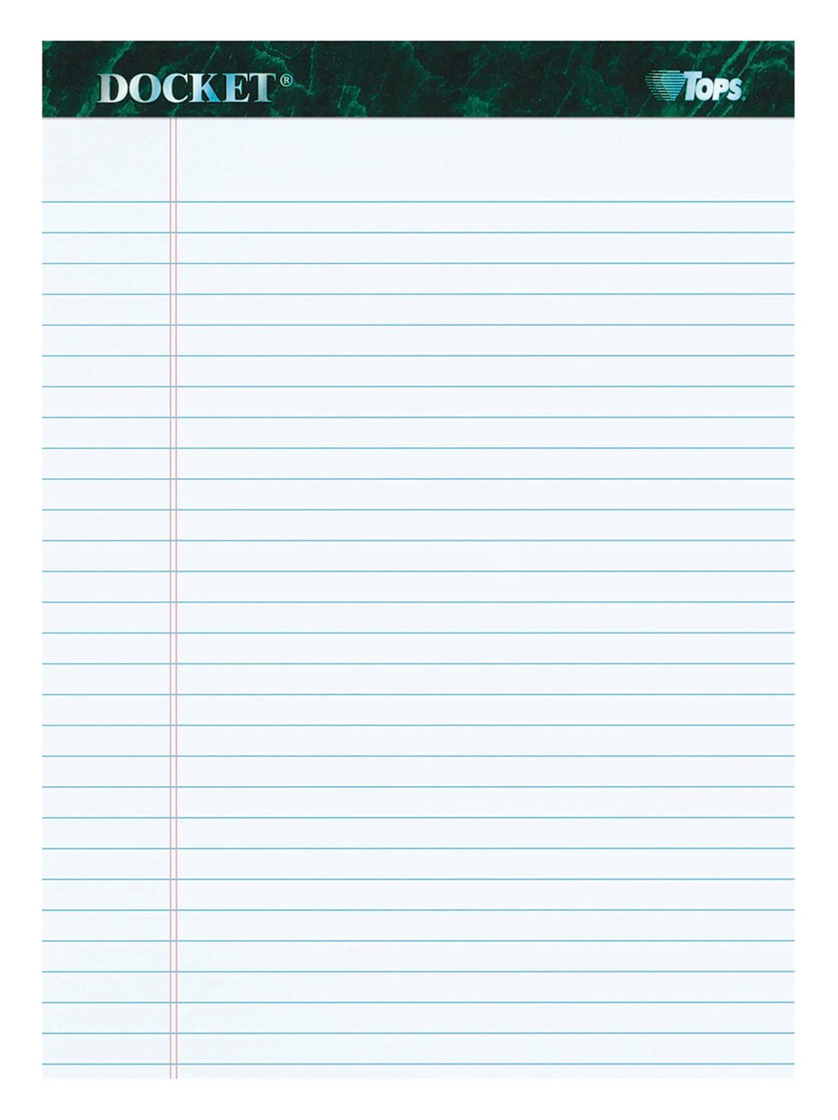 PAD LEGAL 8.5X11.75 IN WHITE 50 SHTS PK OF 12 TOP63410