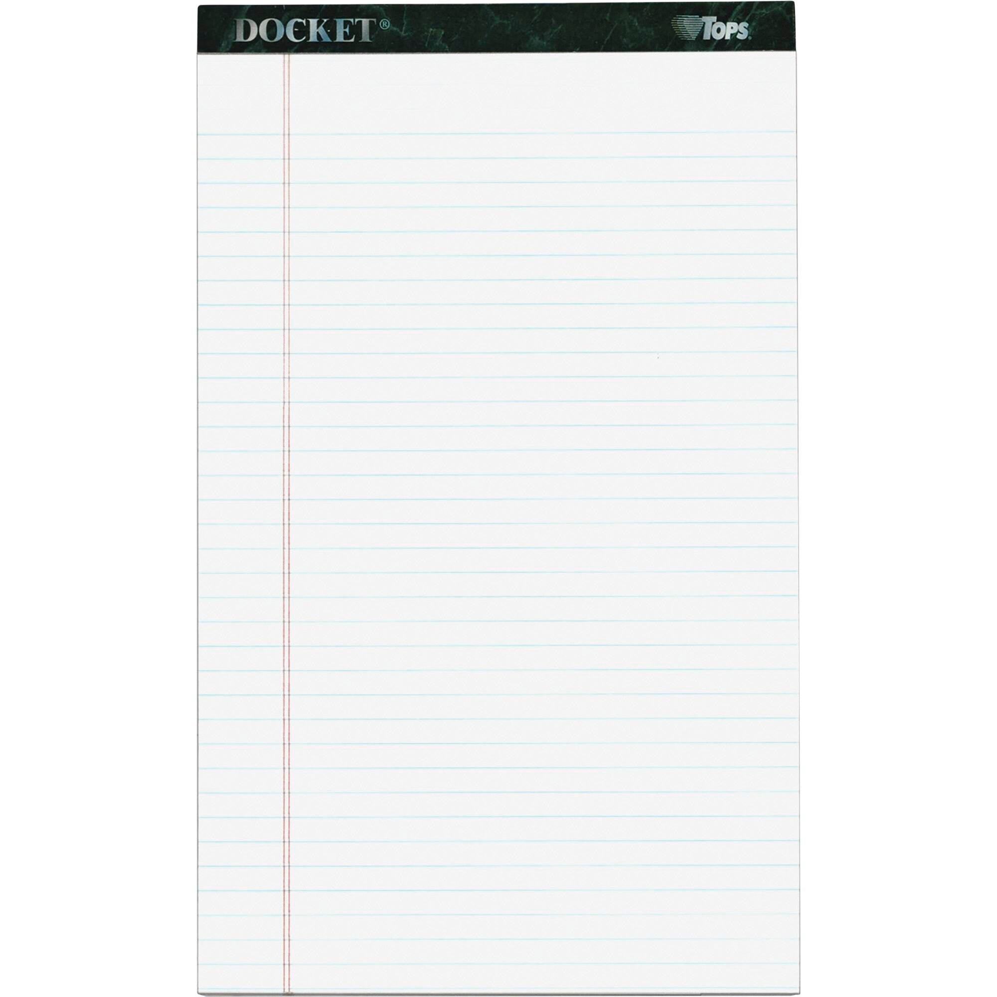 PAD LEGAL 8.5X14 IN WHITE 50 SHTS PK OF 12 TOP63590