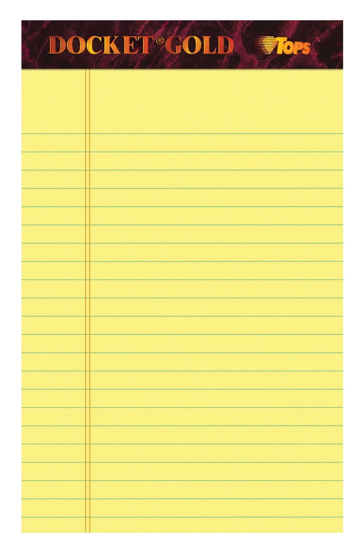 PAD LEGAL 5X8 IN CANARY 50 SHTS PK OF 12 TOP63900