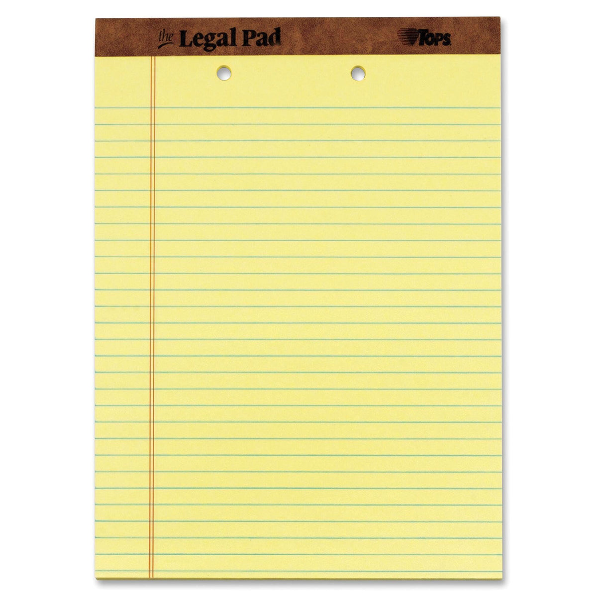 PAD LEGAL 8.5X11.75 IN CANARY 50 SHTS 2HP PK OF 12 TOP7531
