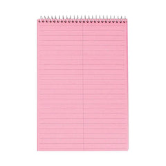NOTEBOOK STENO 6X9 IN GREGG RULED PINK 80 SHTS PK OF 4 TOP80254