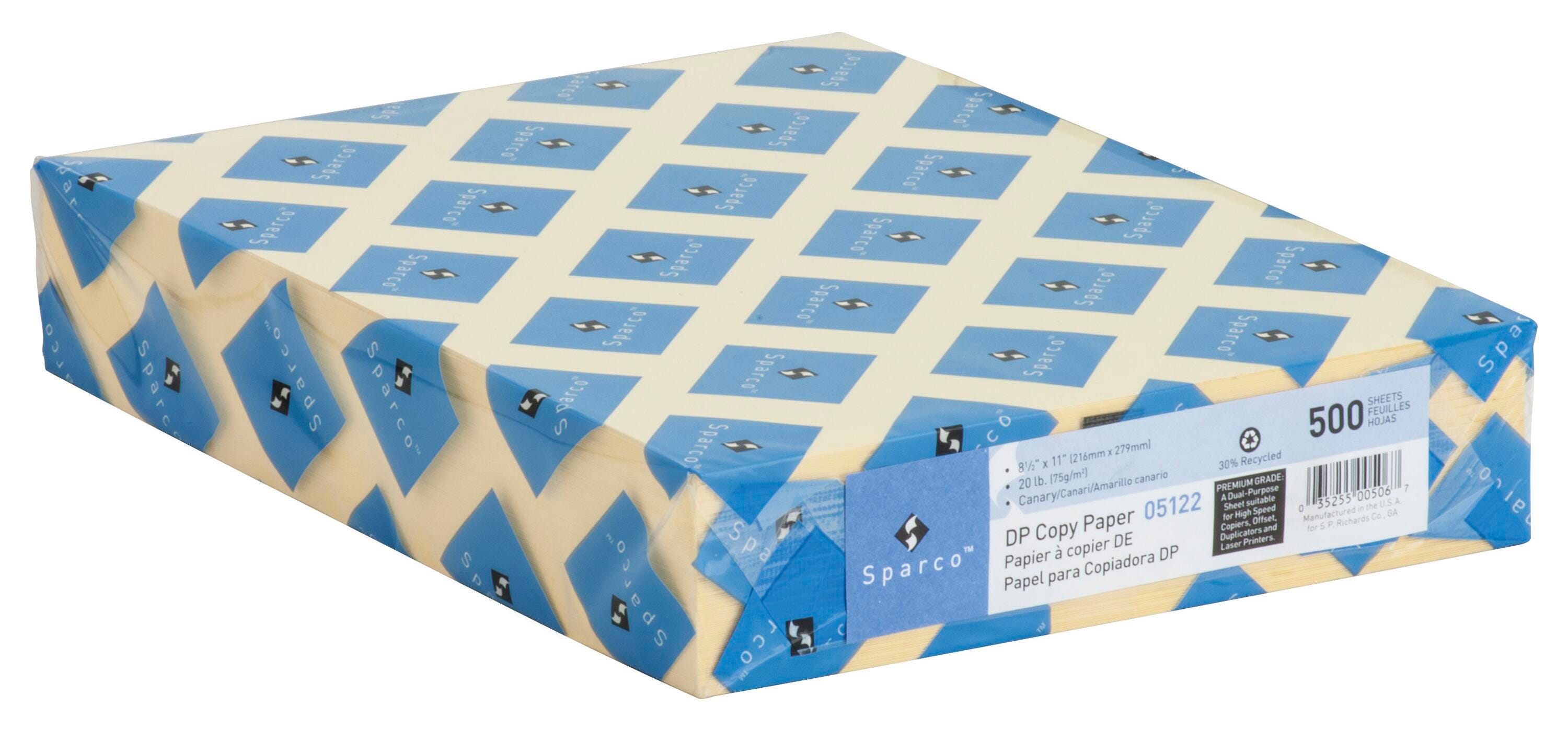 PAPER COPY MULTIPURPOSE 8.5X11 CANARY SPR05122 500 SHTS