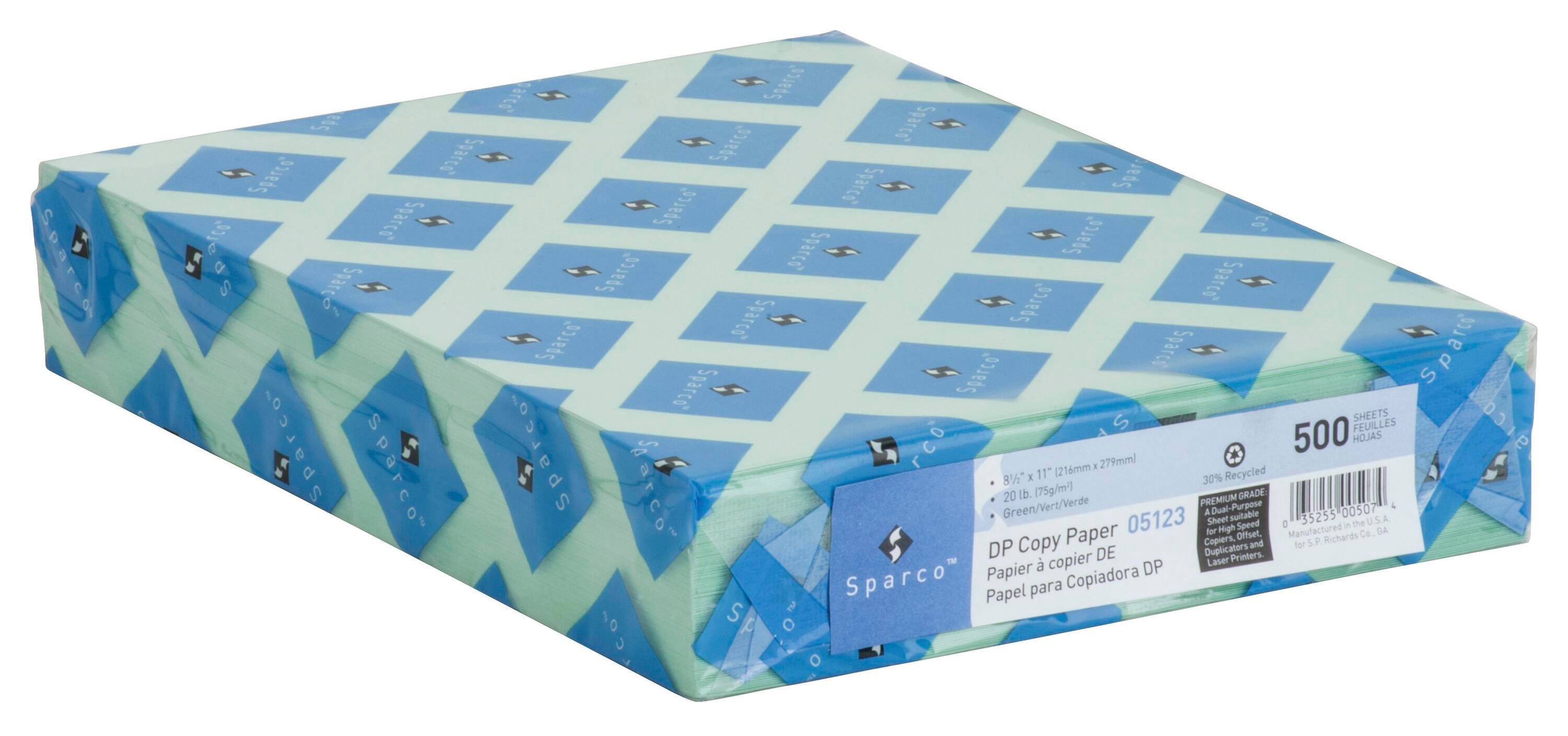 PAPER COPY MULTIPURPOSE 8.5X11 GREEN SPR05123 500 SHTS