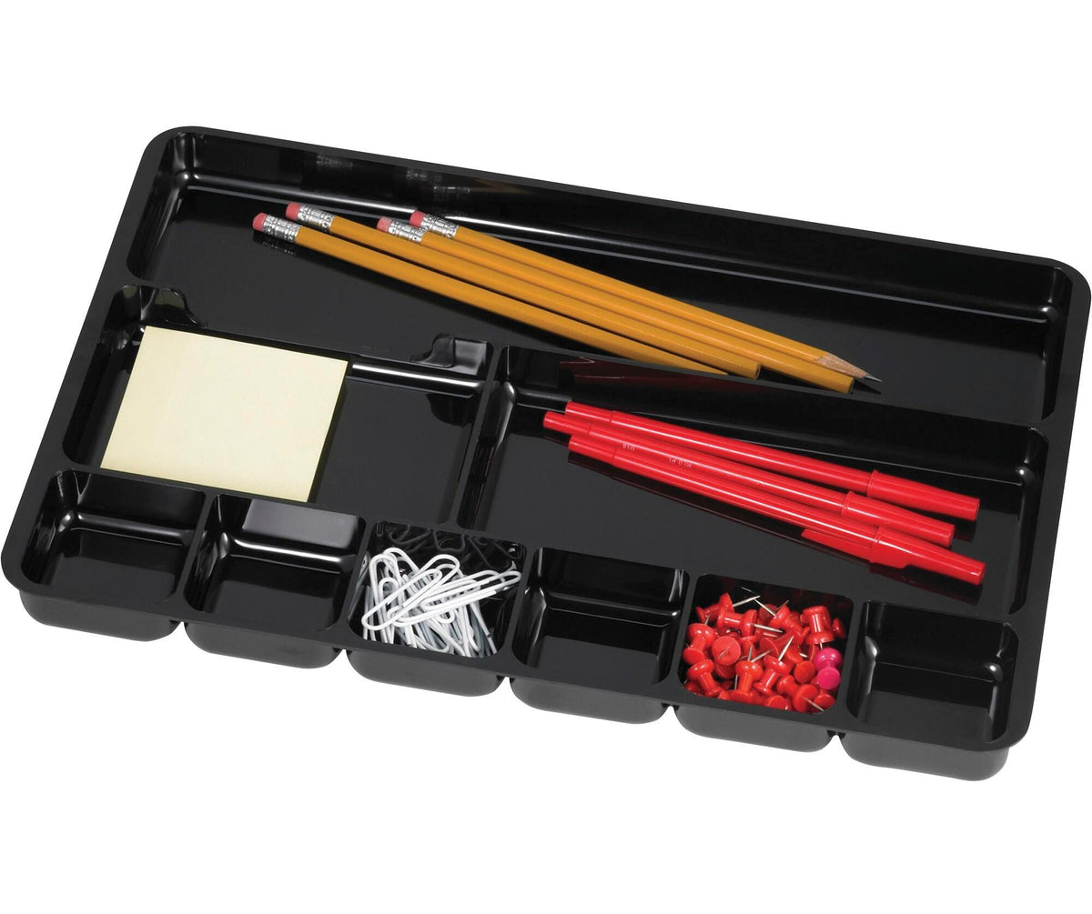 TRAY DRAWER 9-SECT BK