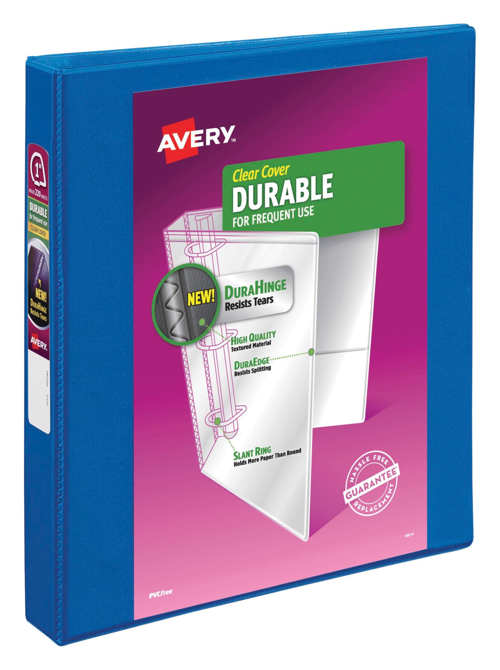 BINDER VIEW AVERY 1 IN SLANT RING BLUE AVE17014