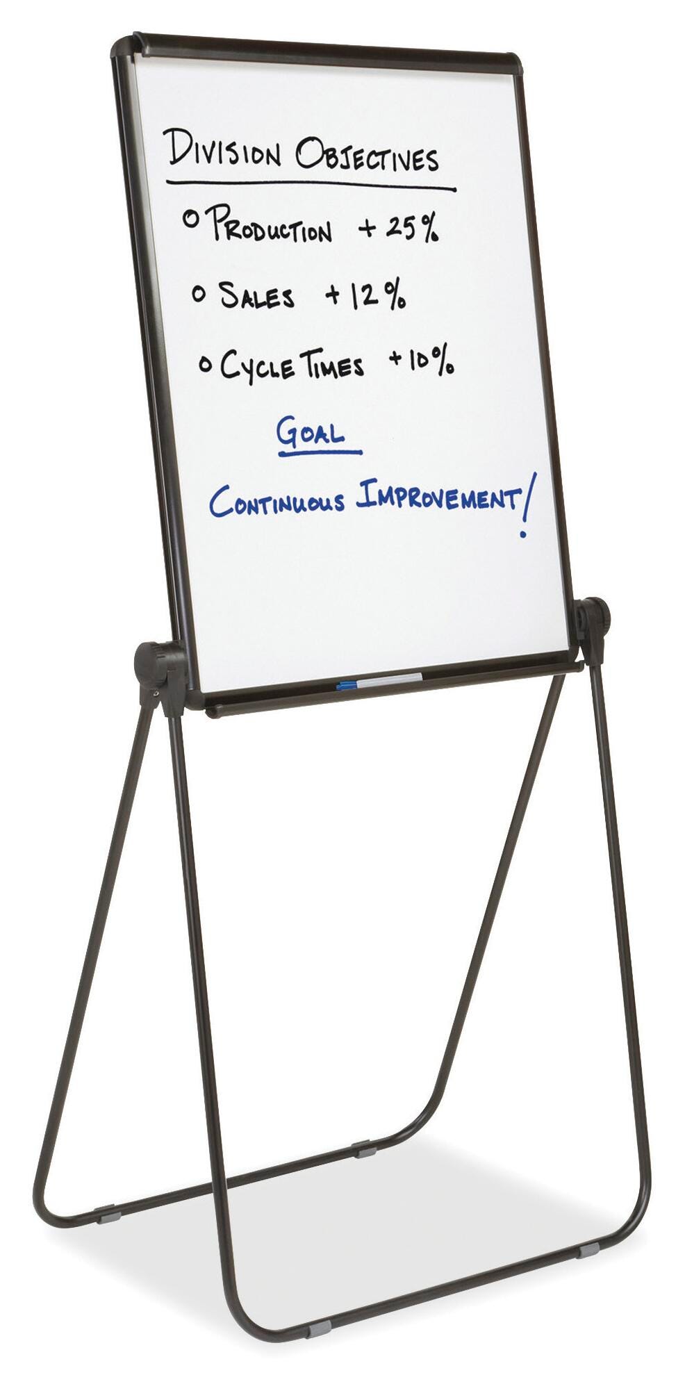 EASEL 2 SIDE DRY ERASE BK