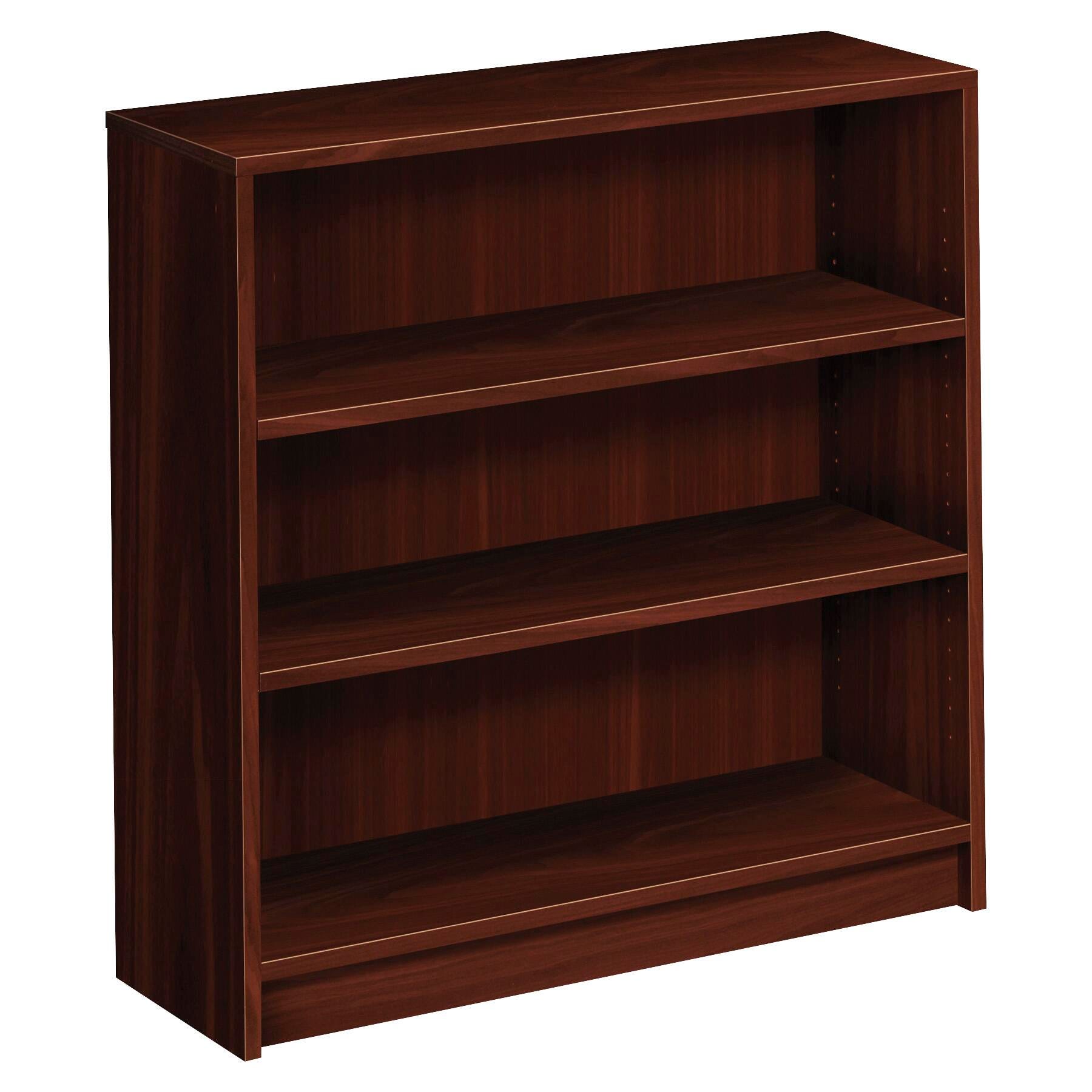 BOOKCASE 3-SHELF 2-ADJUSTABLE 36H MAHOGANY HON1872N