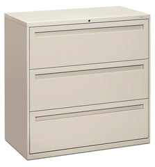 FILE LATERAL 3-DRAWER W/LOCK LIGHT GRAY HON793LQ