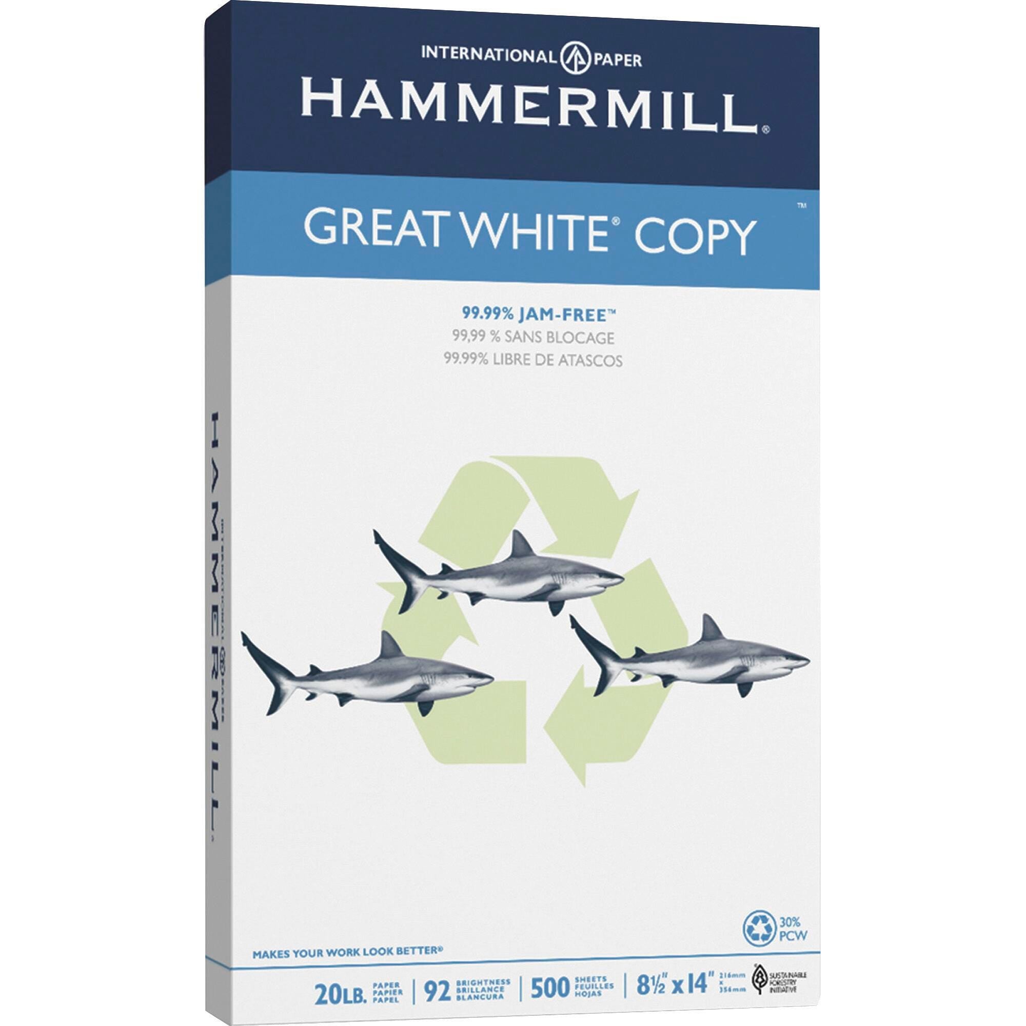 PAPER RECYCLED 8.5X14 IN HAM86704 500 SHTS