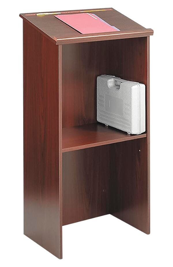 LECTERN STANDUP 46H MAHOGANY SAF8915MH
