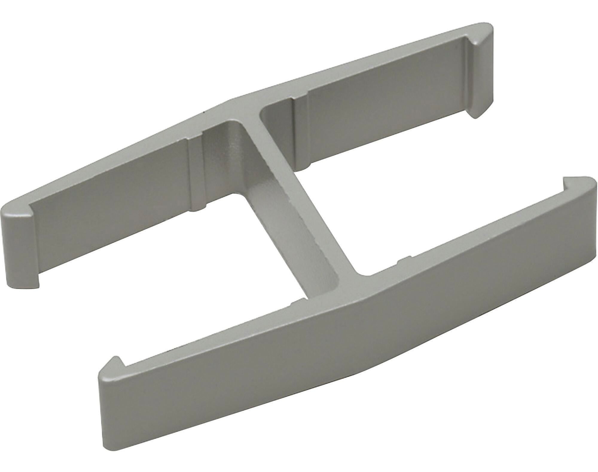 PANEL CONNECTOR STRAIGHT 180DEGREE GRAY BSXQC180GY SET OF 2