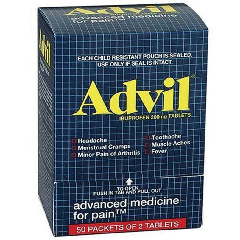 ADVIL LIQUI-GEL TABLETS 2/PK ACM016902 PACK OF 50