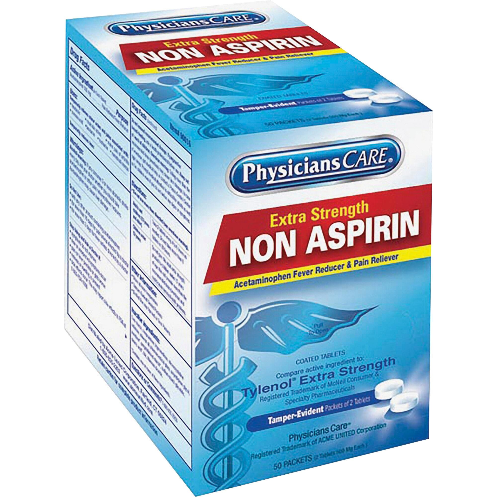 ACETAMINOPHEN NON ASPIRIN 2/PK ACM90016 PACK OF 50