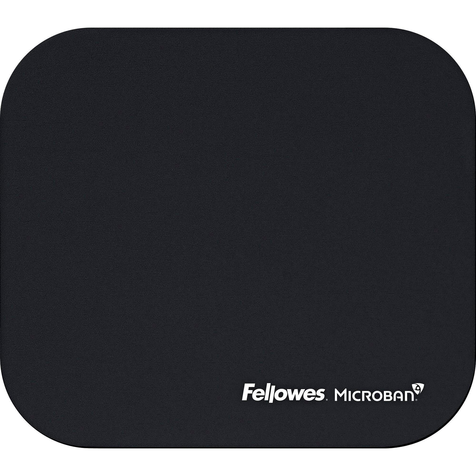 MOUSE PAD NON-SKID ANTIMICROBIAL BLACK FELLOWES 5933901