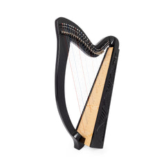 MMX Celtic harp in black - 29 strings