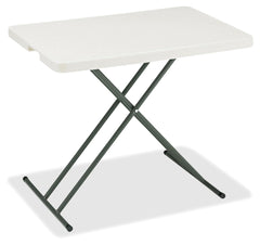 TABLE PERSONAL ADJTS 25LB CAP 30X20X25-28 PLAT ICE65490