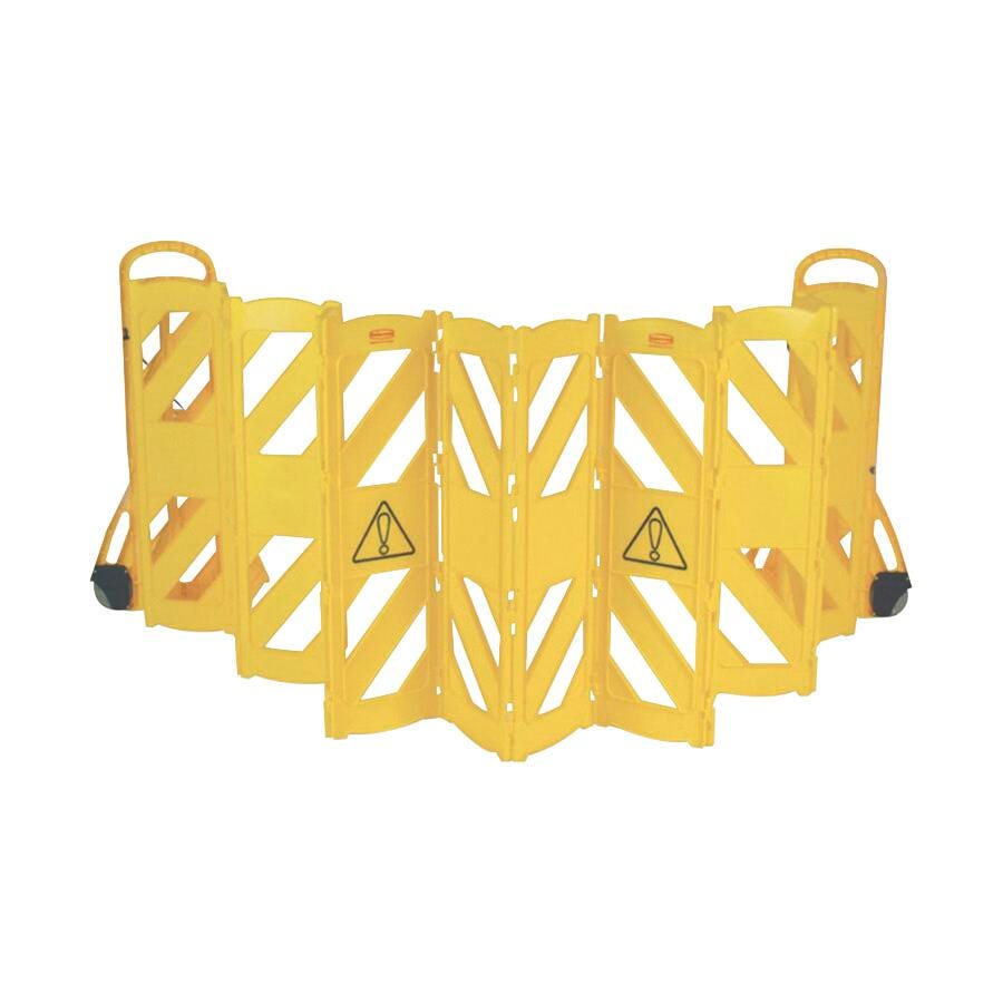 COMMERCIAL FOLDABLE MOBILE CAUTION BARRIER