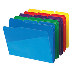 FILE FOLDER POCKET POLY LETTER 1/3 CUT ASST SET OF 30 SMD10540