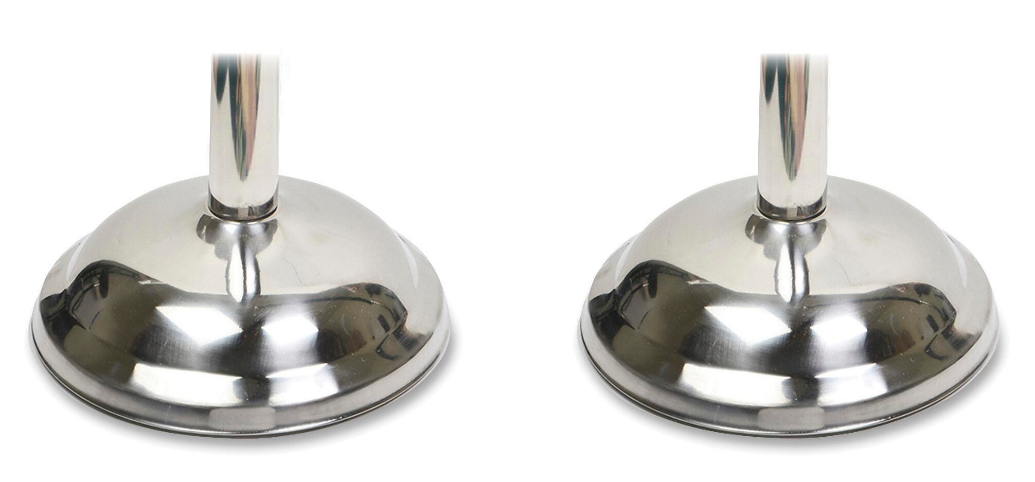 BASE BELL-SHAPED CHROME TCO11001 PACK OF 2