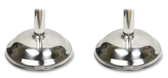 BASE BELL-SHAPED CHROME TCO11001 PACK OF 2