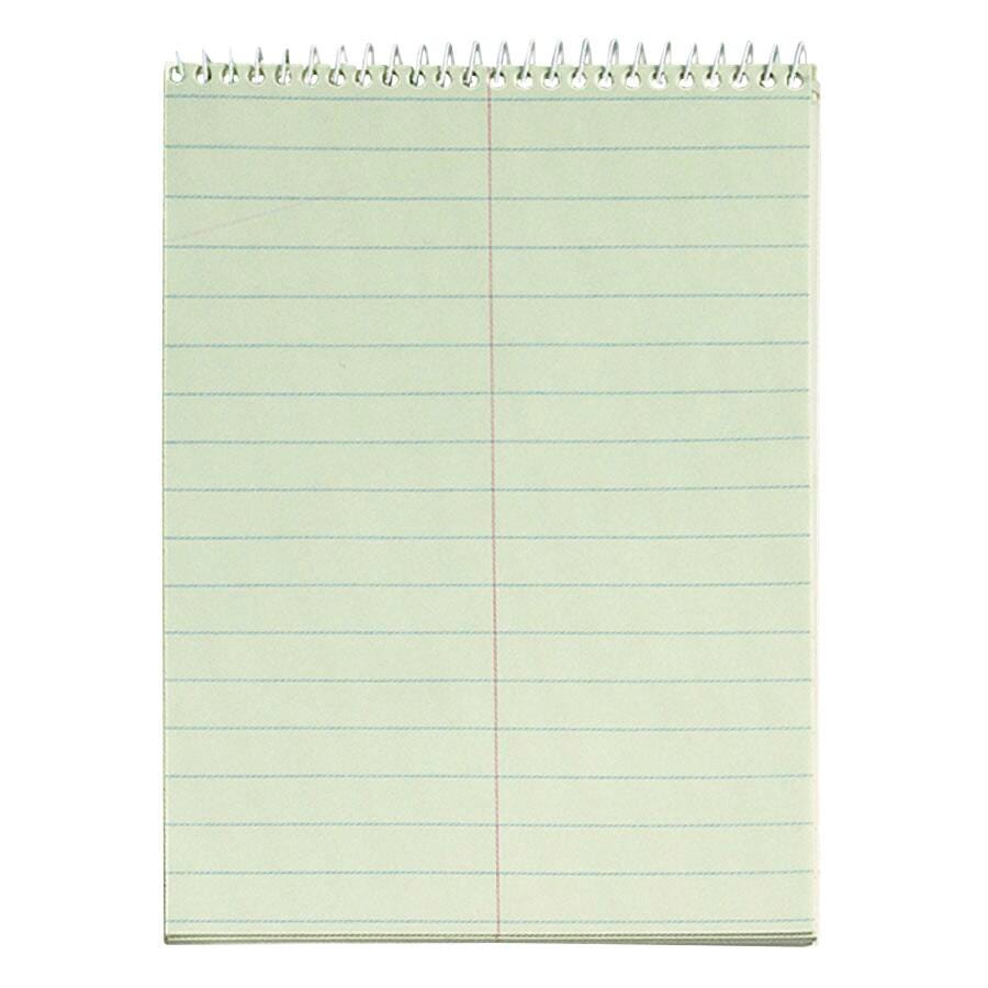 NOTEBOOK STENO 6X9 IN GREGG RULED GREEN 80 SHTS TOP8021