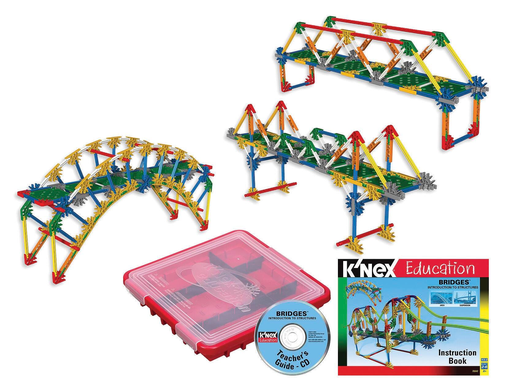 KNEX INTRO TO BRIDGES SET OF 207