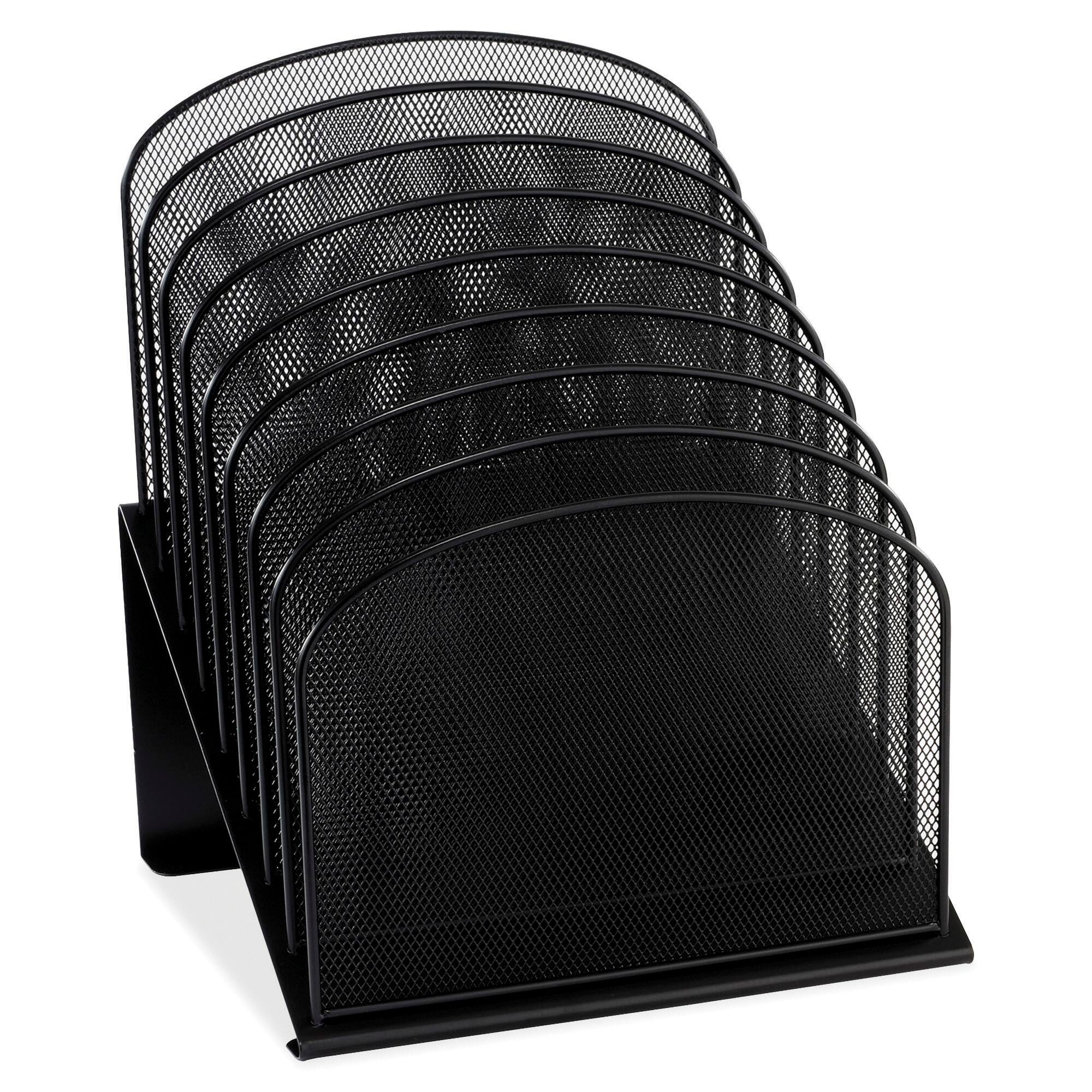 ORGANIZER VERTICAL STEEL MESH - SAFCO 3258BL -8 SECTION BLK