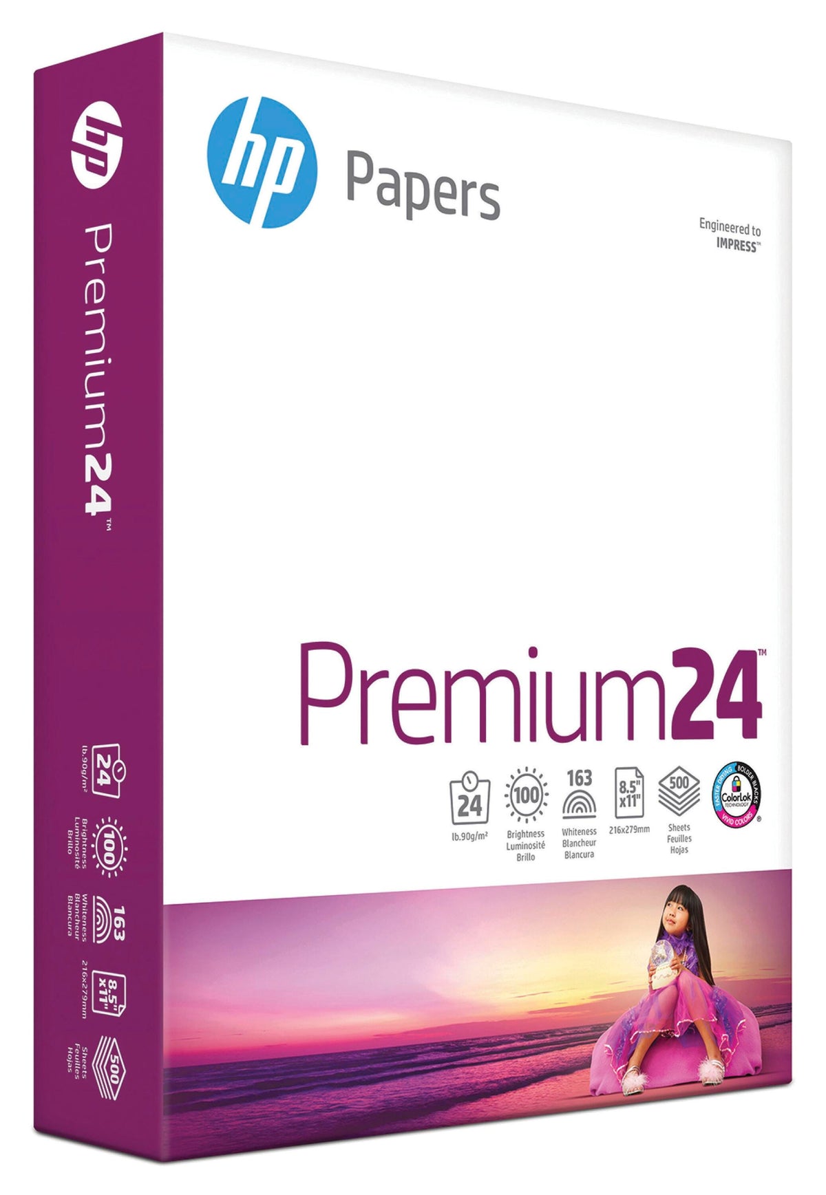 PAPER LASER PREMIUM 8.5X11 IN HEW112400 500 SHTS