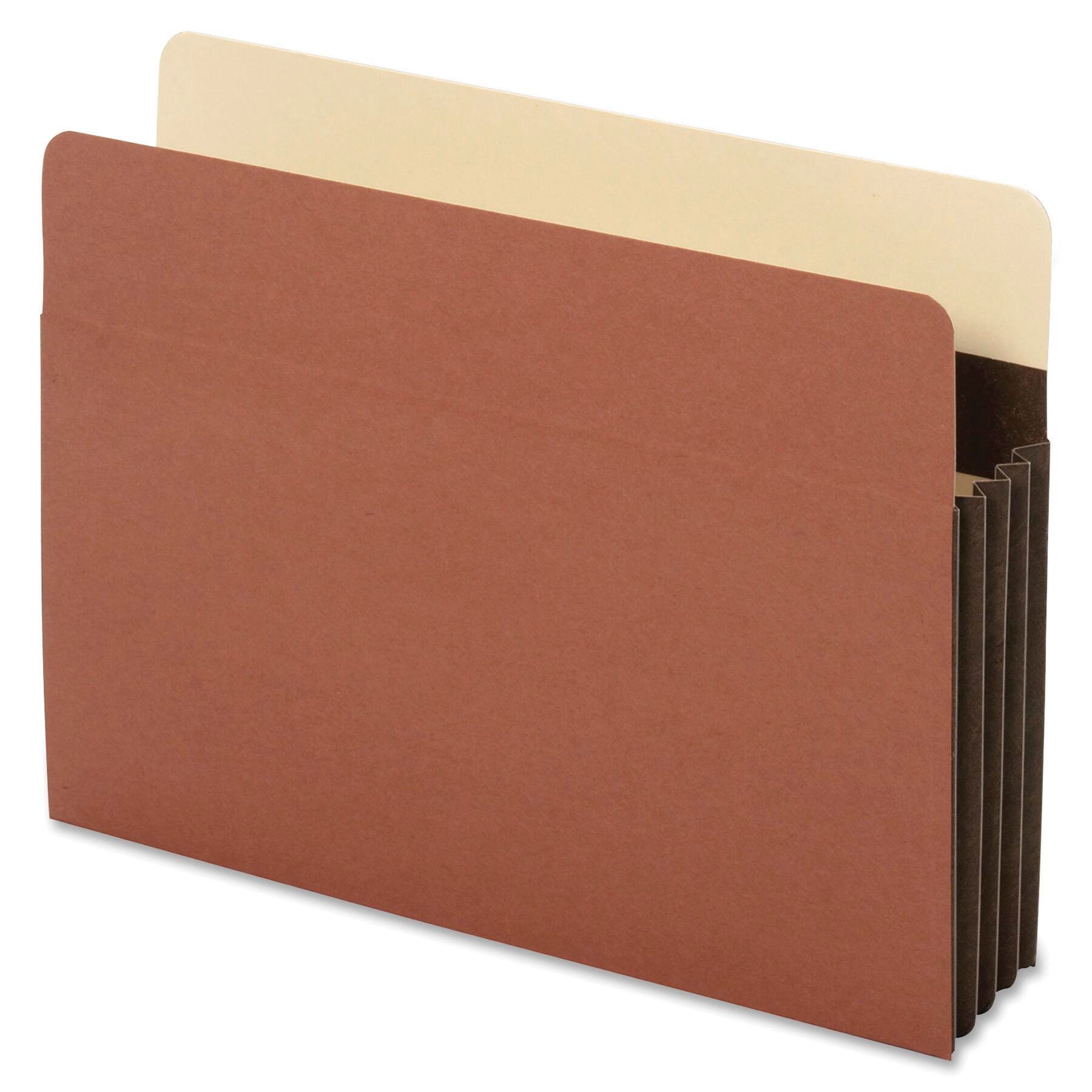 FILE POCKET HEAVY DUTY LETTER 3.5 IN EXP BROWN PK OF 10 PFXC1525EHD