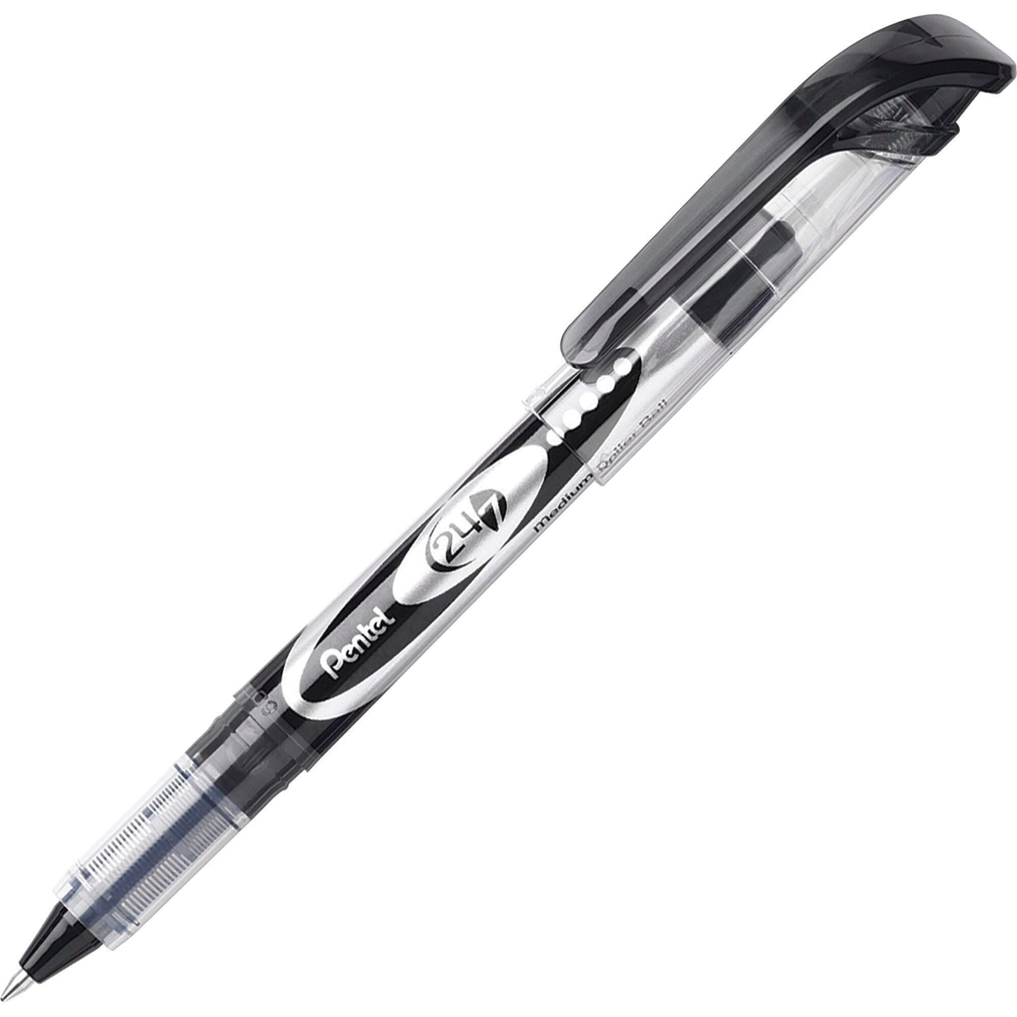 PEN 24/7 ROLLER BK - PENBLD97A - PACK OF 12