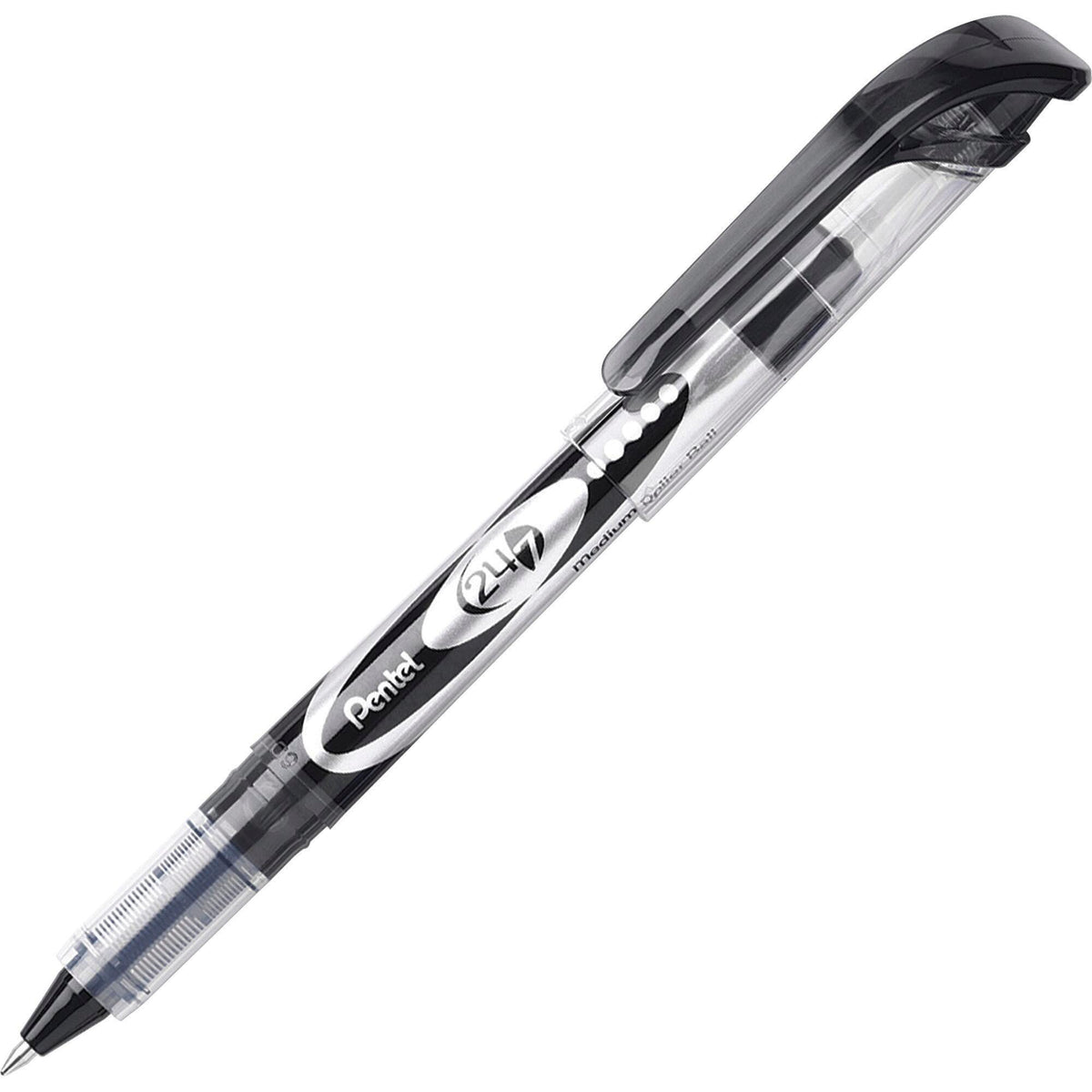 PEN 24/7 ROLLER BK - PENBLD97A - PACK OF 12