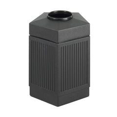 RECEPTACLE PLASTIC 45GALLON BLACK