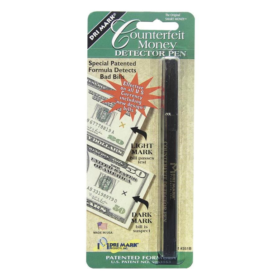 PEN DETECTOR COUNTERFEIT BLACK DRI351B1