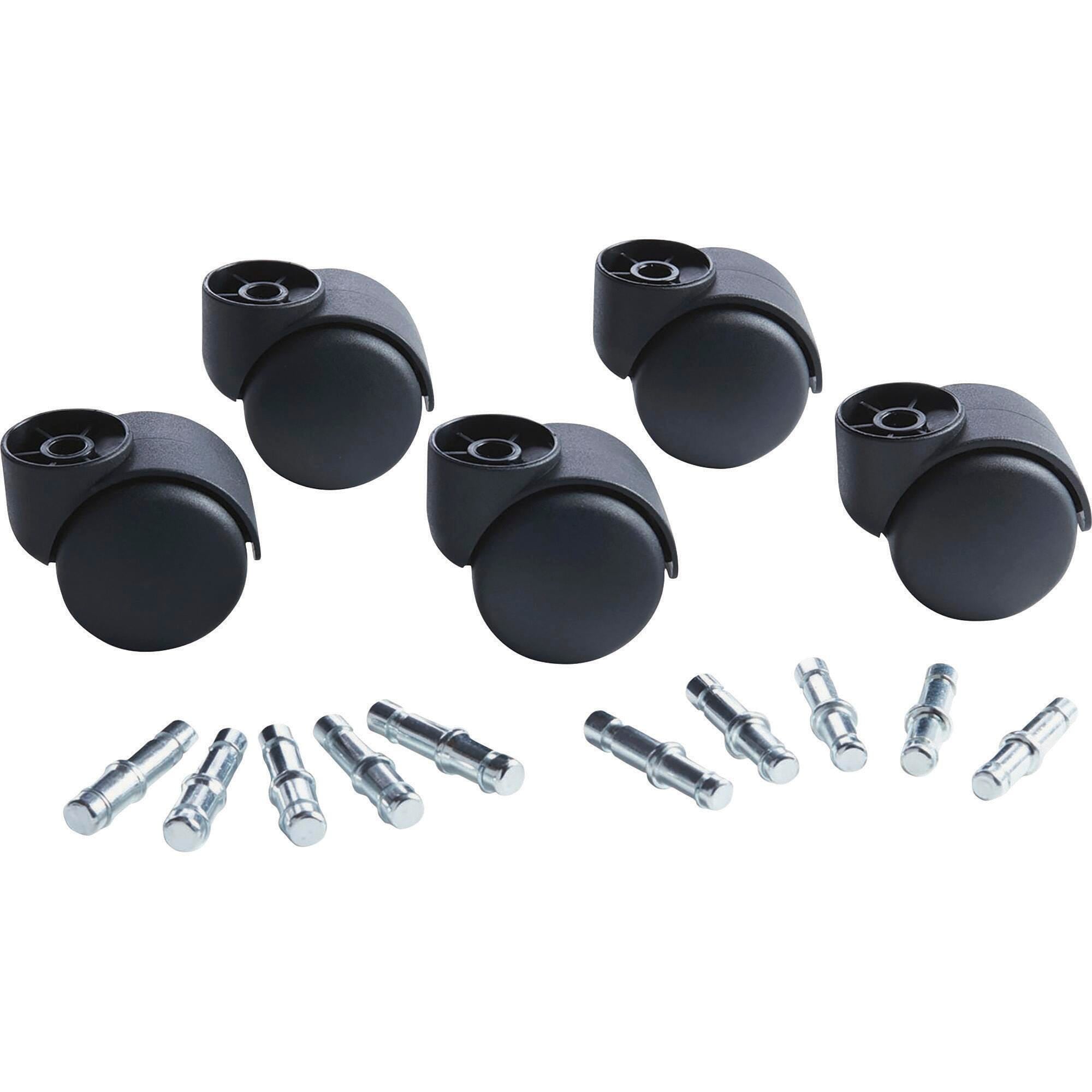 ACCESSORIES - CASTERS FUTURA HARD-WHEEL BLACK - SET OF 5