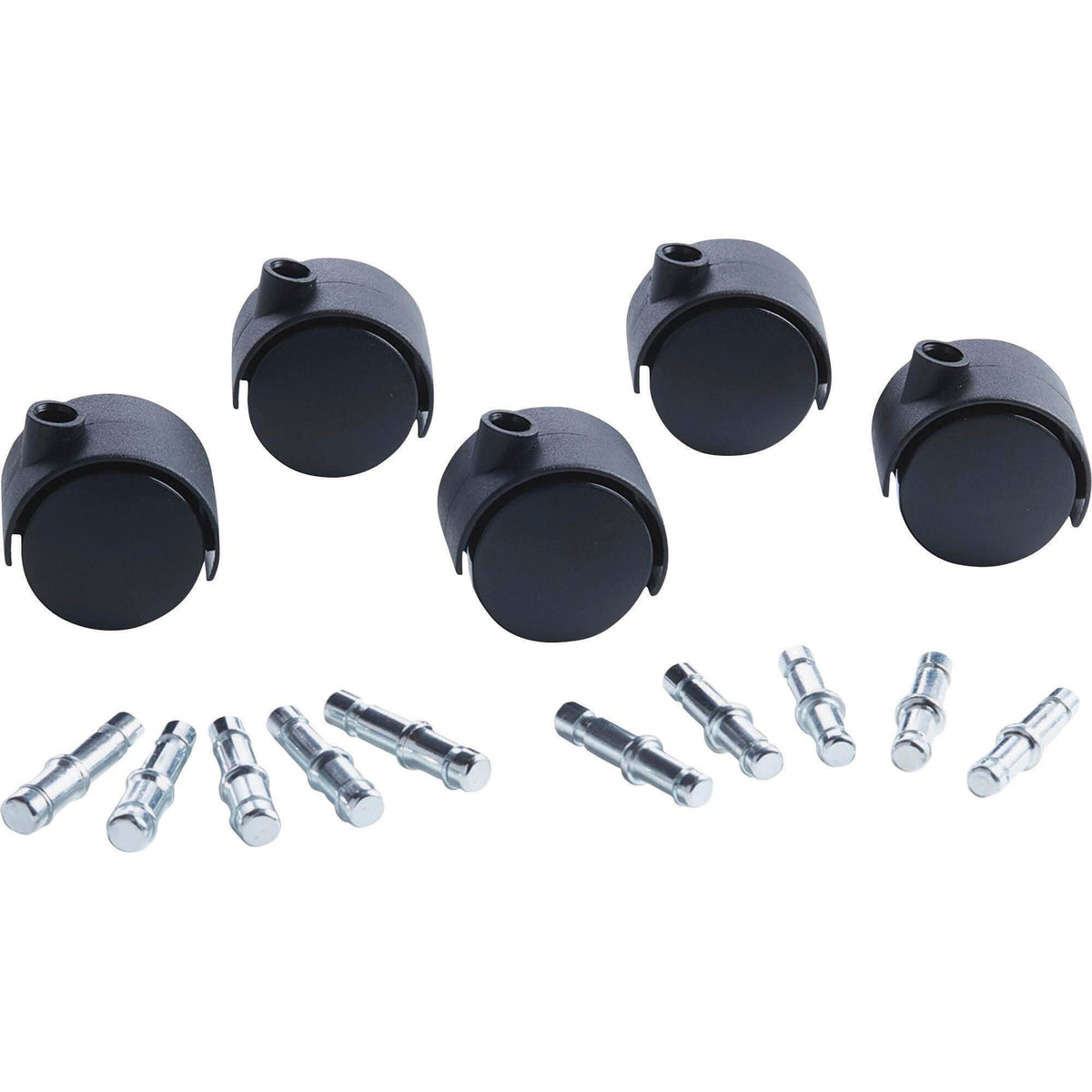 ACCESSORIES - CASTERS DUET HARD-WHEEL BLACK - SET OF 5