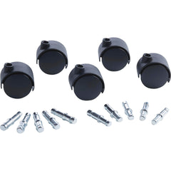 ACCESSORIES - CASTERS DUET HARD-WHEEL BLACK - SET OF 5