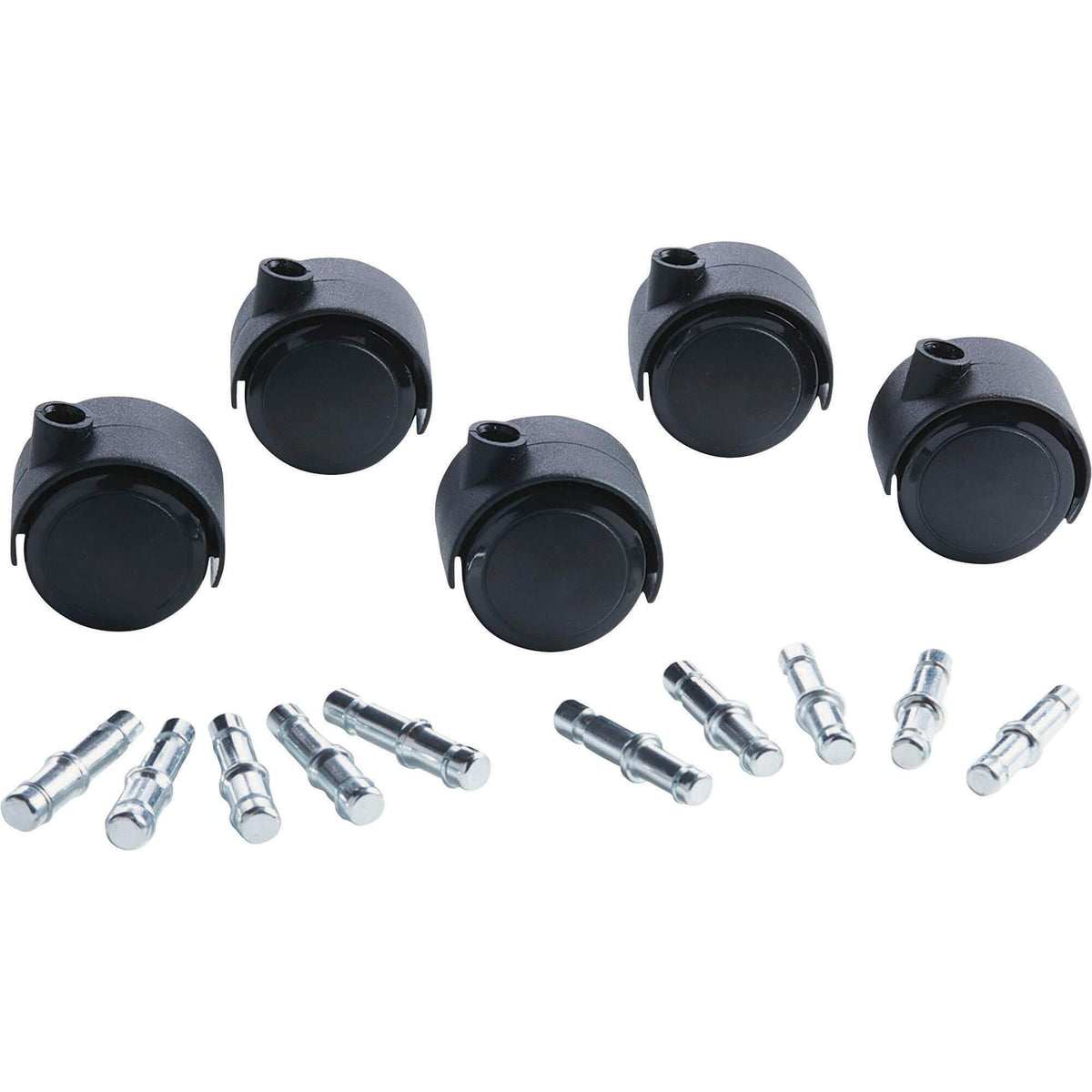 ACCESSORIES - CASTERS DUET SOFT-WHEEL BLACK - SET OF 5