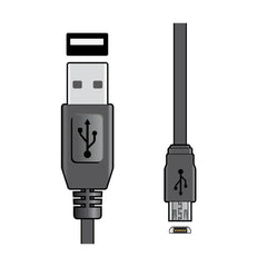 AV Link USB 2.0 type A to micro type B 5 pin cable - 1.5m