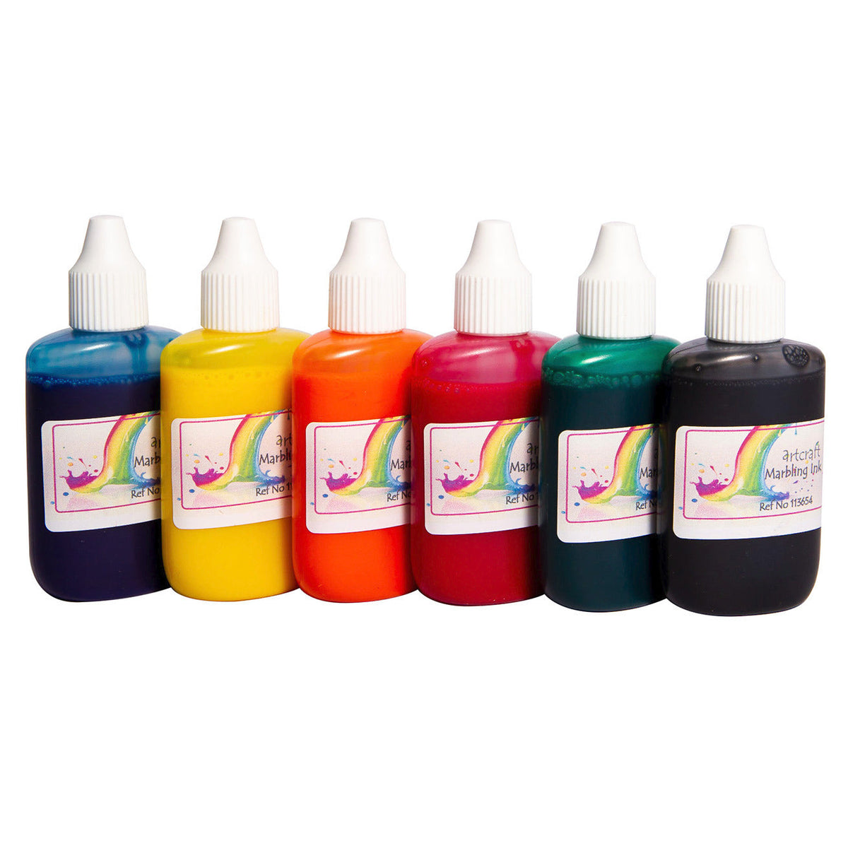 Ink Marbling 6 X 25Ml Asst Cols