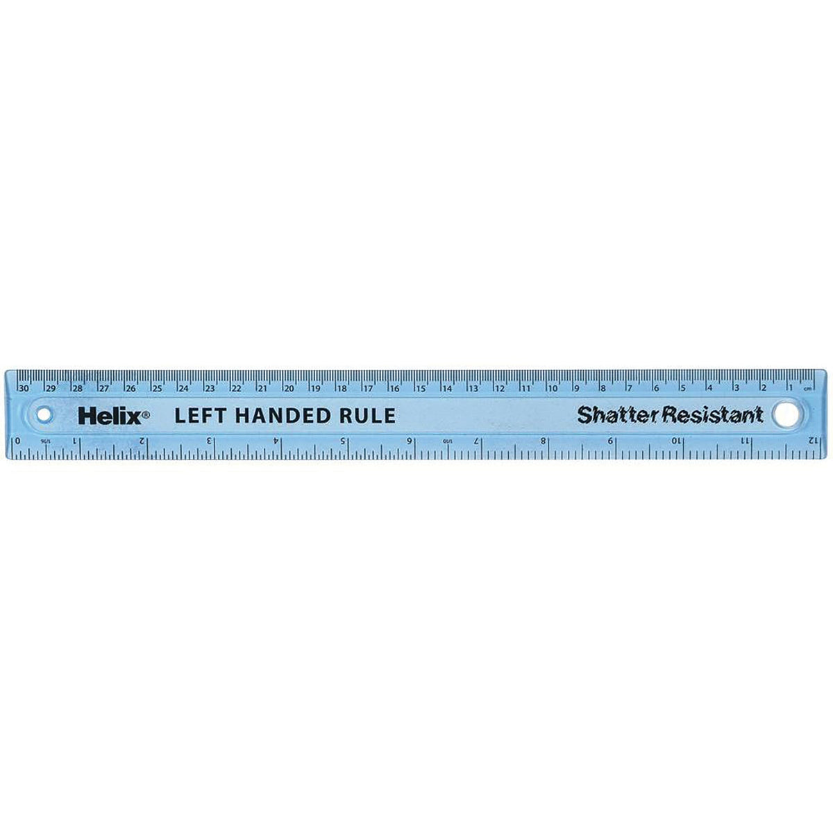 Rule Left Handed 30Cm S.Proof Pk10