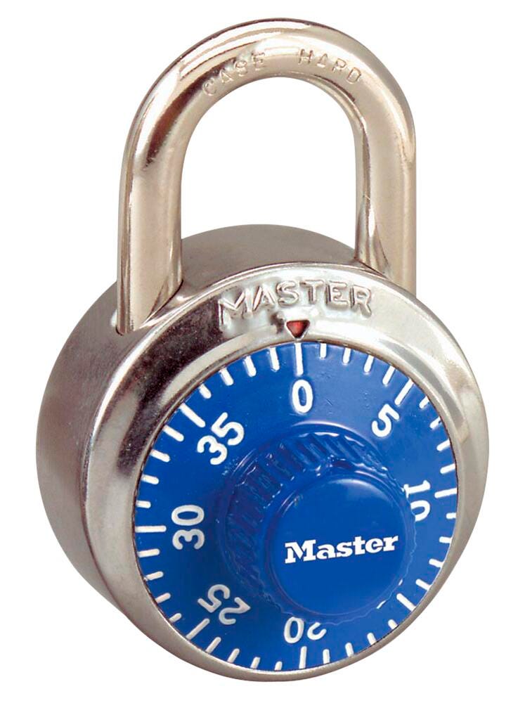PADLOCK - MASTER LOCK 1525 SERIES COMBINATION PADLOCK - 3/4 SHACKLE - SPECIFY COLOR - SPECIFY KEY SERIES