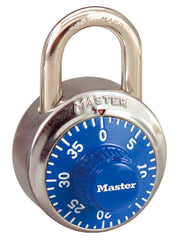 PADLOCK - MASTER LOCK 1525 SERIES COMBINATION PADLOCK - 3/4 SHACKLE - SPECIFY COLOR - SPECIFY KEY SERIES