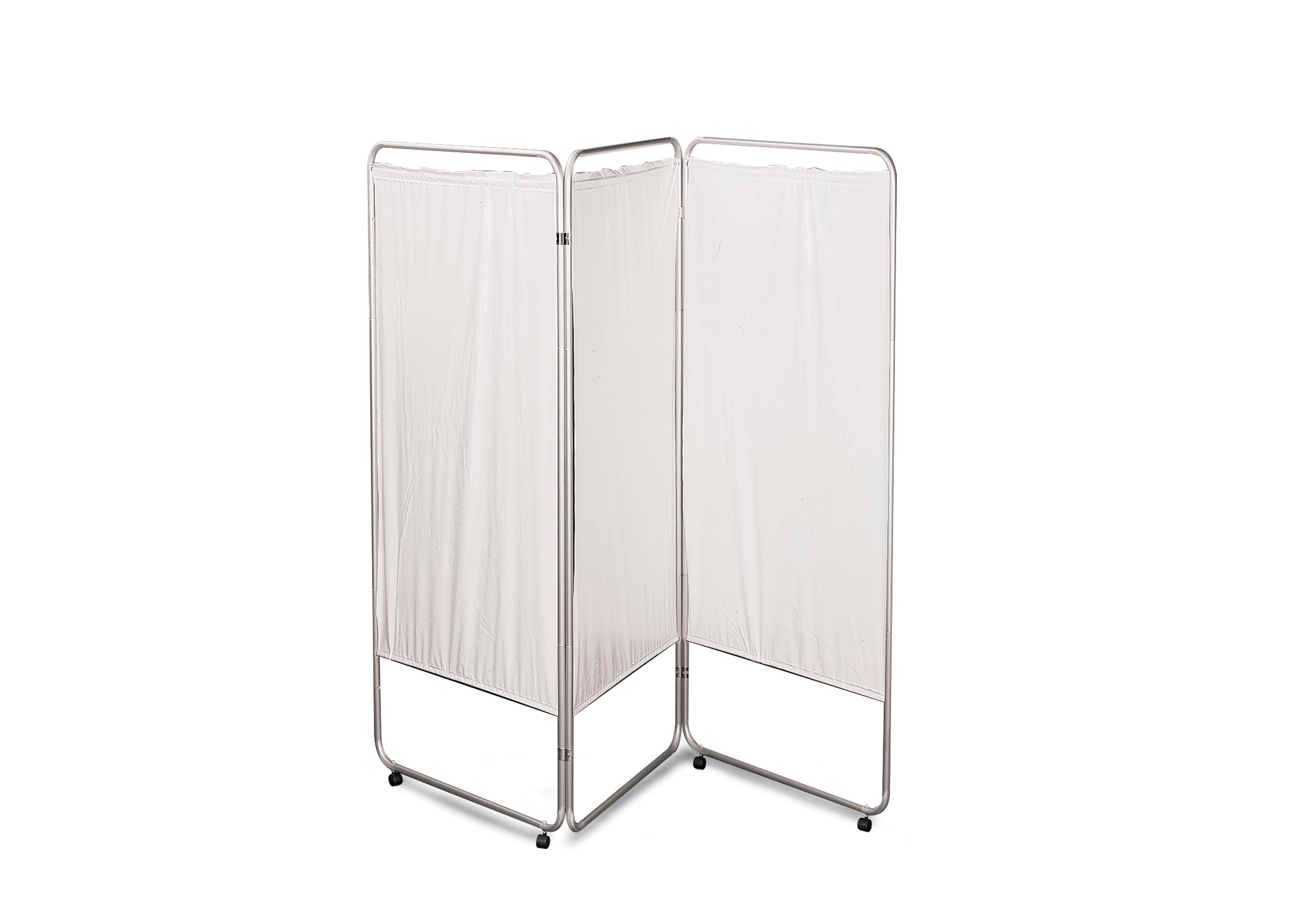 PRIVACY SCREEN - PRESCO KING SIZE 3 PANEL - TWIN ROLLER CASTERS