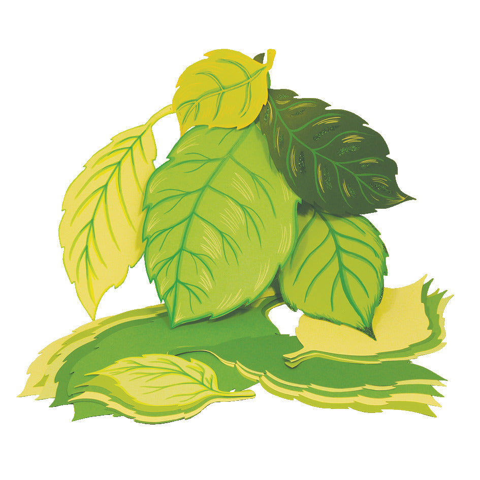 Jumbo Spring/Summer Leaves Pk30