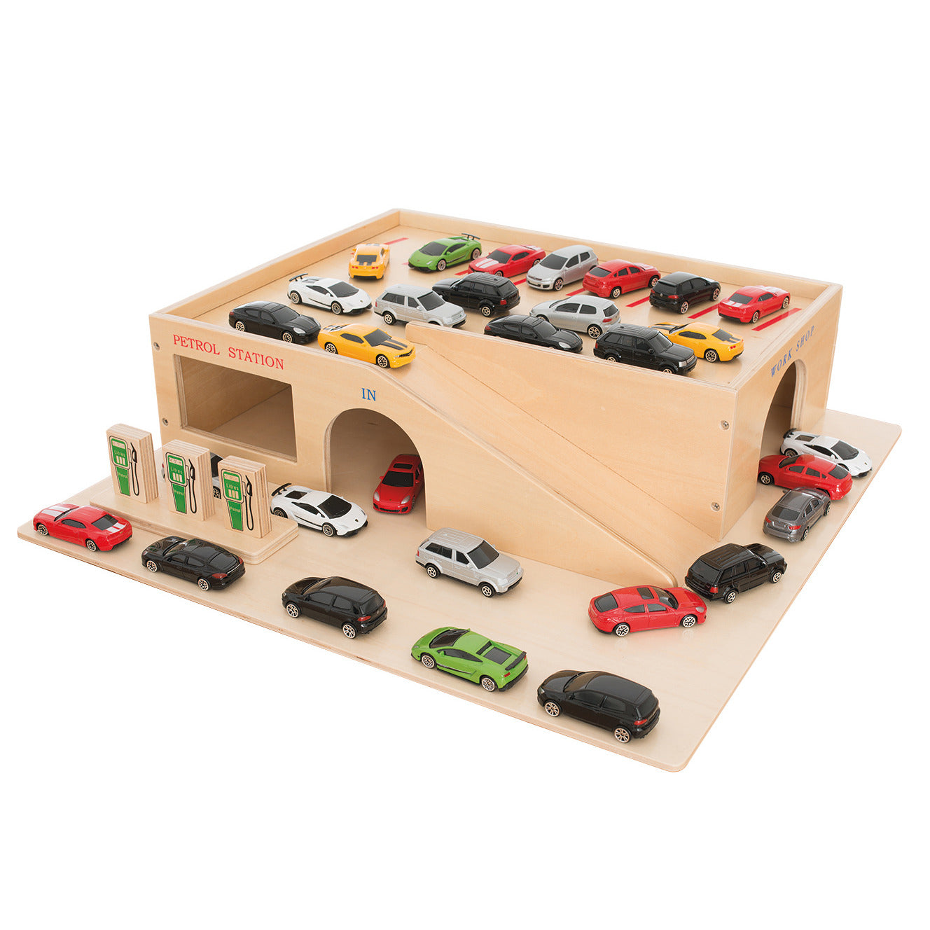 Toy Wooden Garage