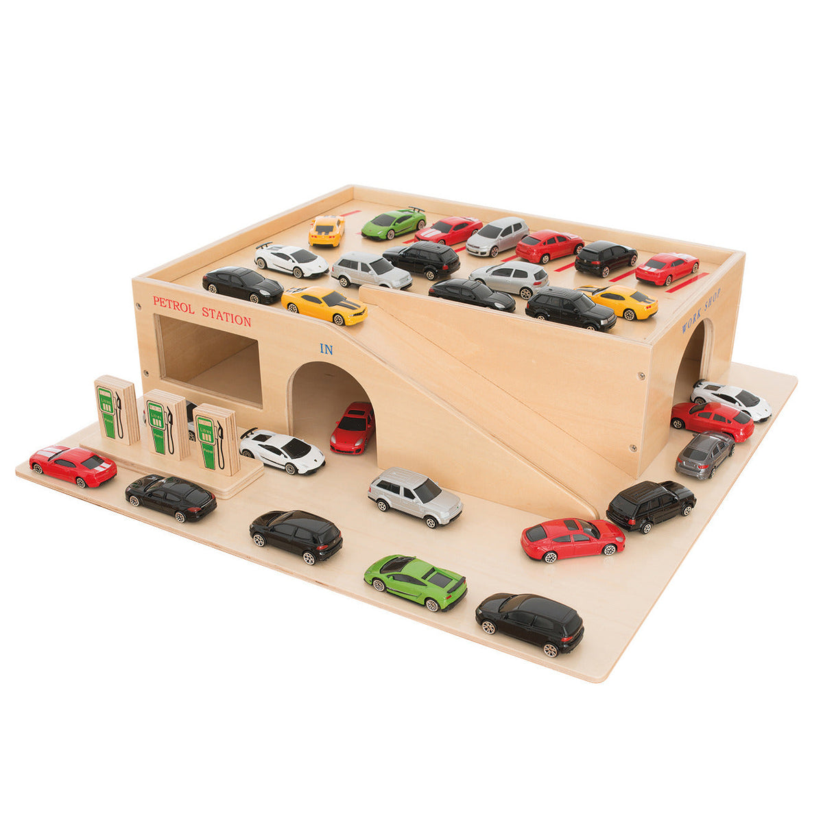 Toy Wooden Garage