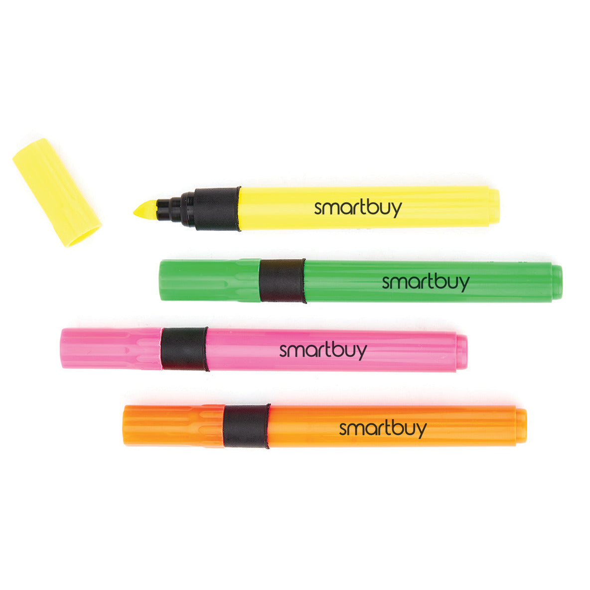 Smartbuy Highlighter Pen Asstd Pk4