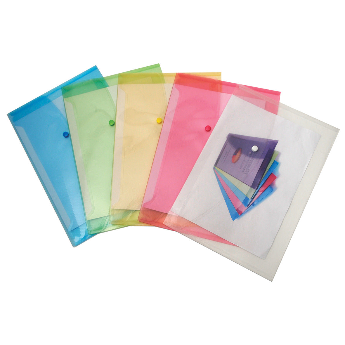Wallet Popper F/Cap Clear Pack 5