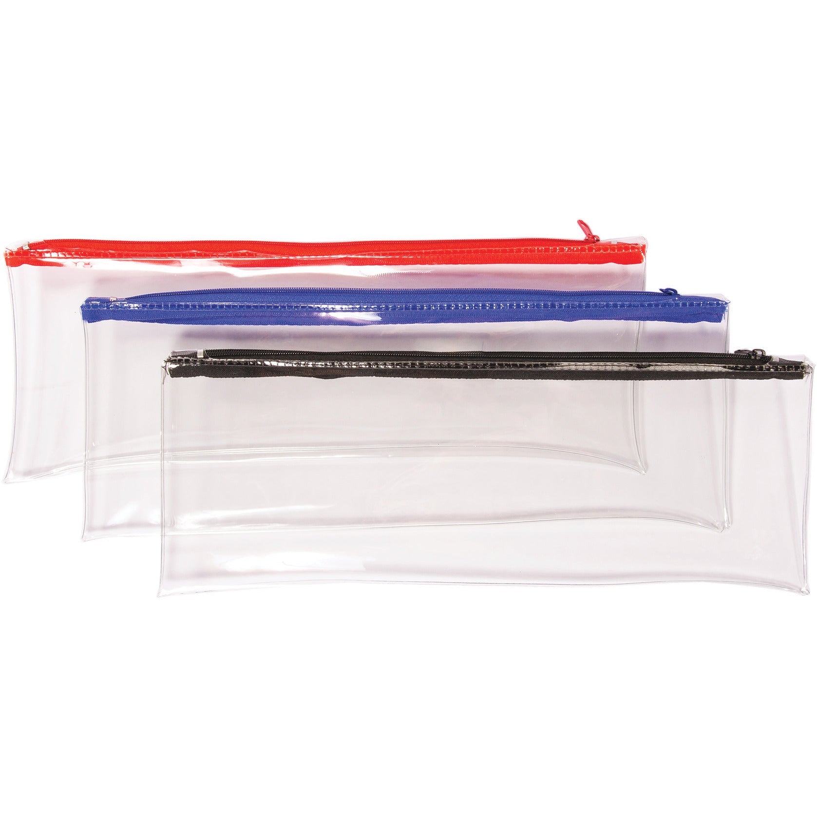 Pencil Case Clear 130X330Mm Pk12