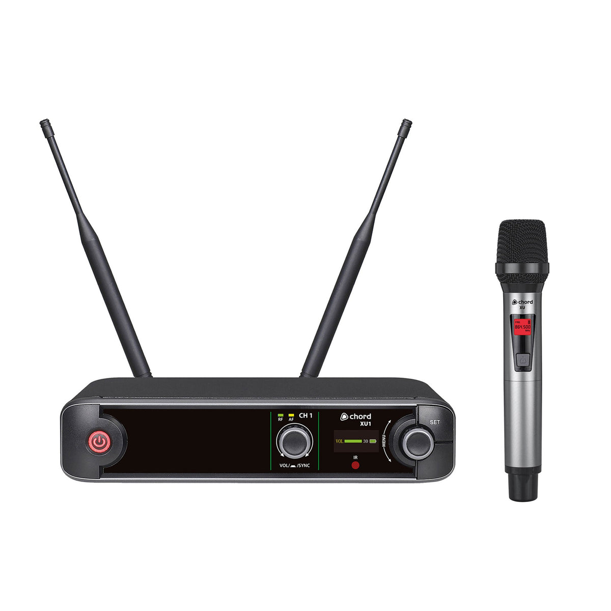 Chord XU series UHF wireless handheld microphone systems – 1 channel